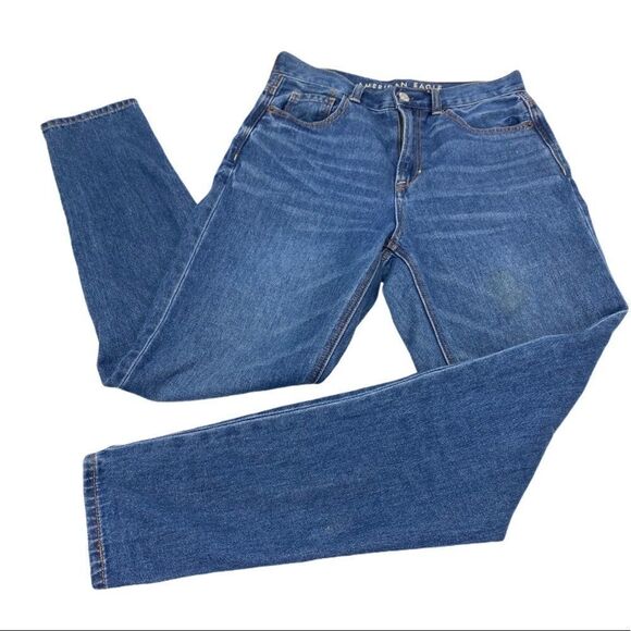 American Eagle Womens Mom Jean size 0 - Picture 2 of 9